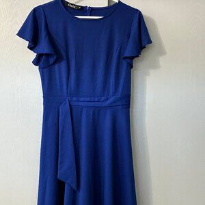 Royal Blue knee length dress